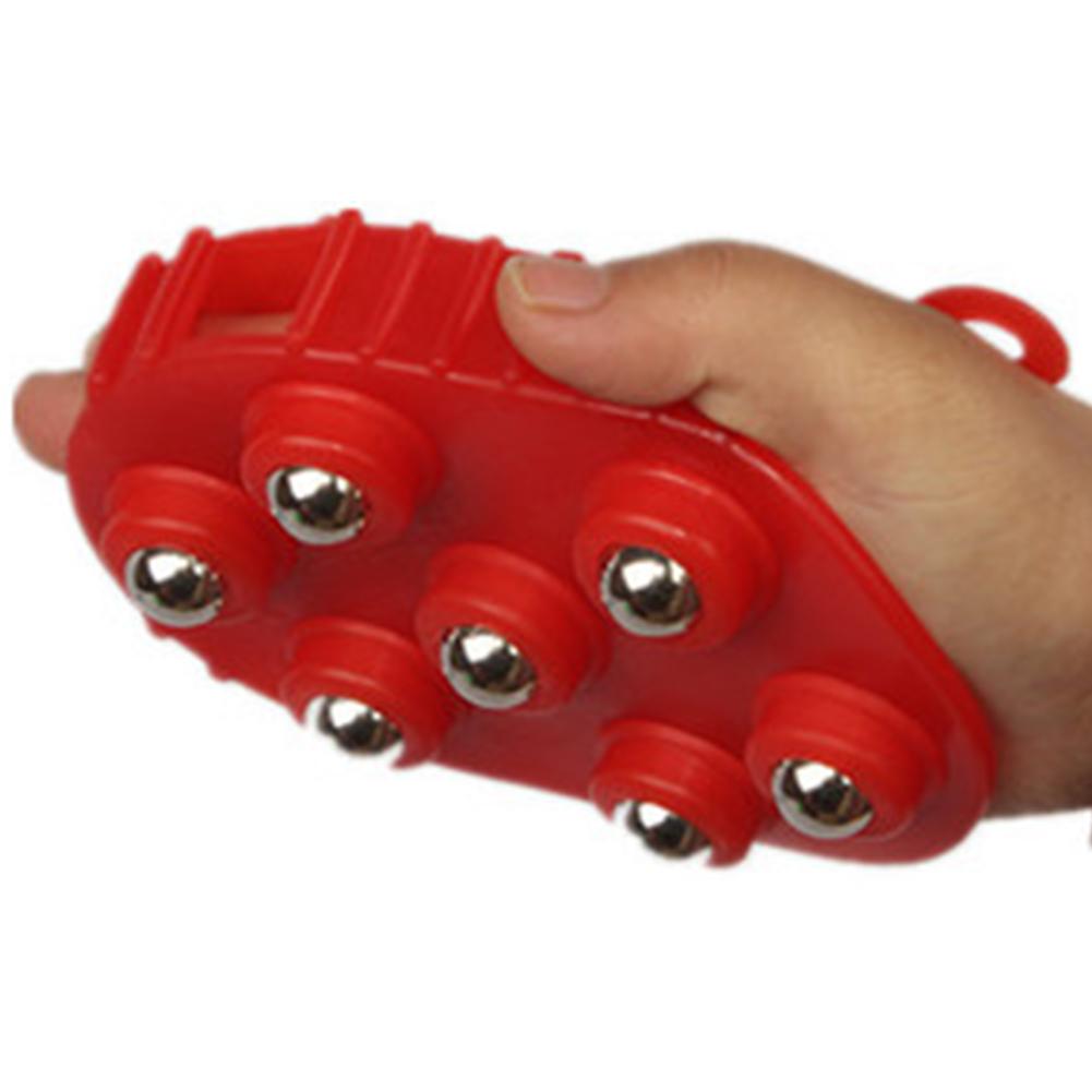 Stainless Steel 360 Degree Rotation 7 Balls Face Neck Leg Arm Body Massager Anti-Cellulite Muscle Pain Relief Relax Massager