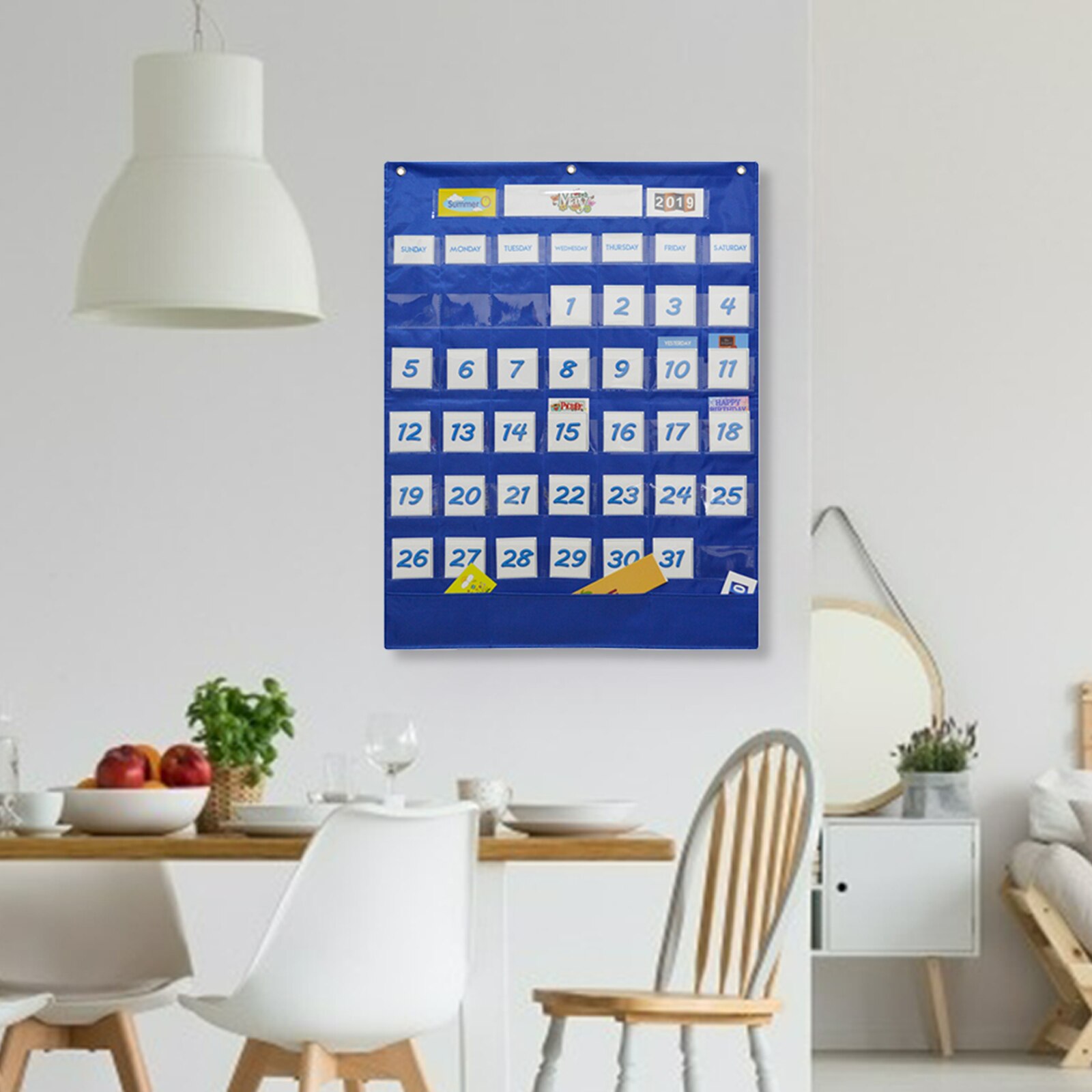 1 Set Preschool Learning Calendar Chart Wall or Fr... – Grandado