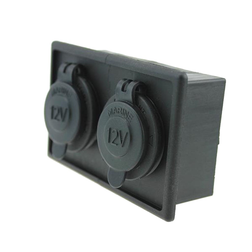 Cargador adaptador de mechero, 12V, 24V, USB, para coche, barco, RV, motocicleta, marino