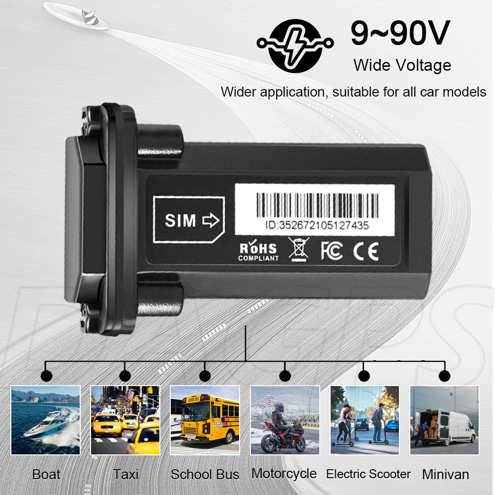 Lokalizator GPS T12 z wbudowaną baterią ST-901 12~80V szeroki zakres napięcia robić samochodu motocykla pojazdu urządzenie GPS z aplikacją na całe życie
