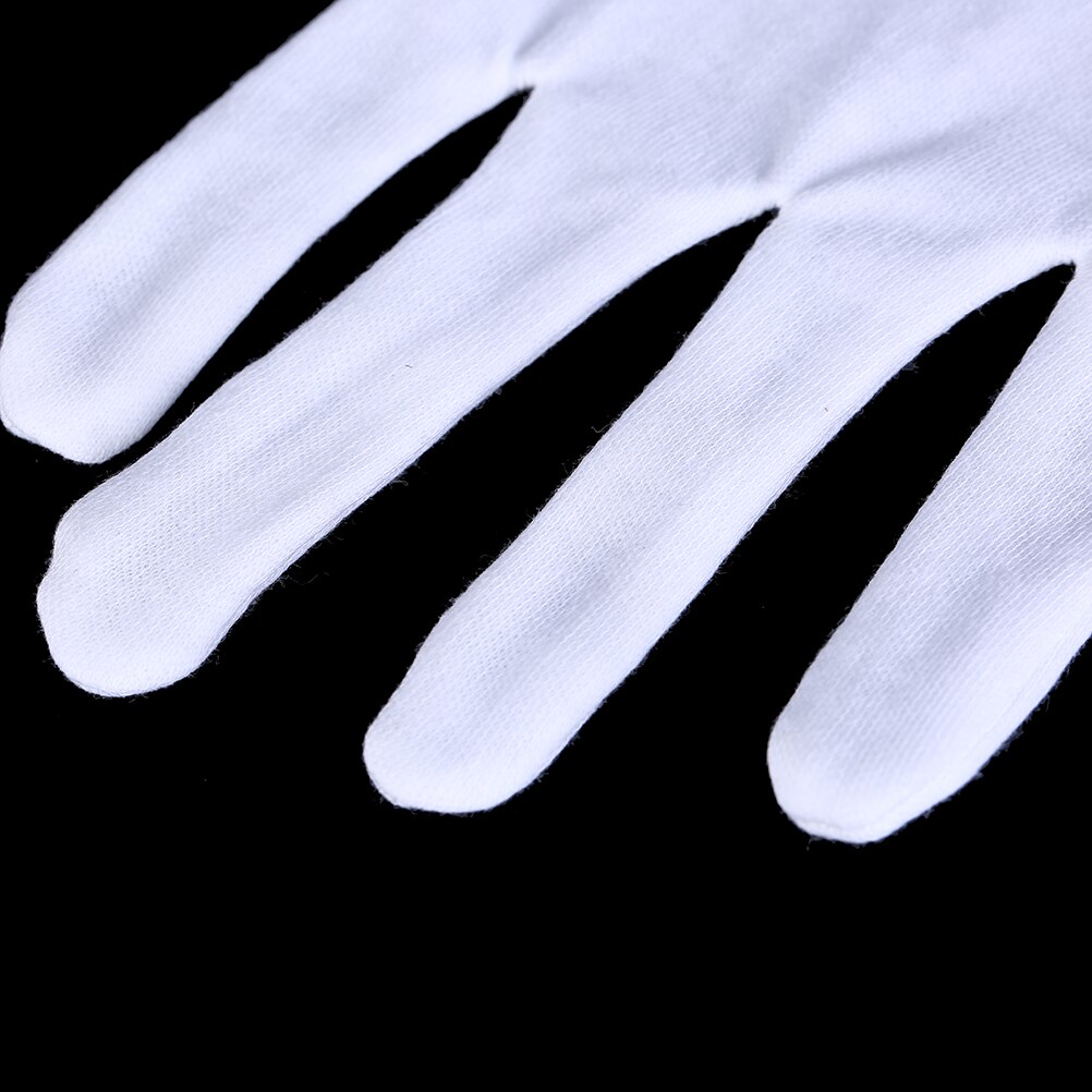 Instrumento Musical blanco suave y sin pelusa rendimiento guantes para saxofón trompeta flauta clarinete bandas de marcha