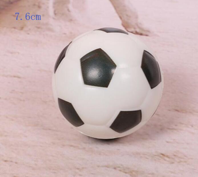 Calcio Lento Aumento Anti-stress Giocattoli Spremere Berretto Da Baseball Palla Da Tennis Baseketball Squishy Antistress Relief Sfera di 6.3 centimetri 7.6 centimetri 10cm: football 7.6cm