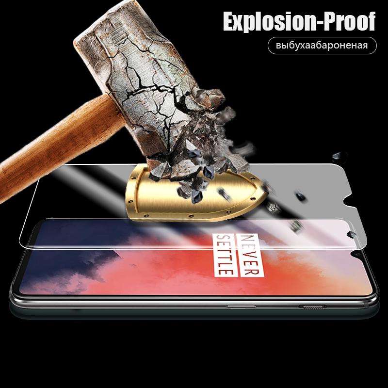 10 pcs tempered glass for oneplus 7t 6t 5t 3t screen protector 9H protective film for one plus 3 5 6 7 glass