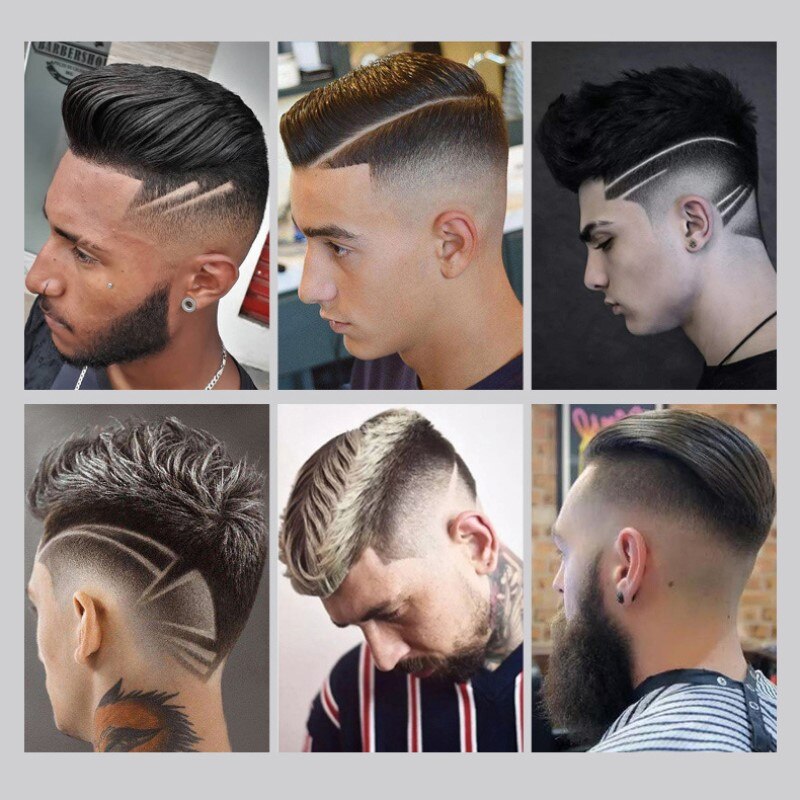 Kemei Hair Trimmer Waterproof 6 in 1 Hair Clipper Electric Hair Cutting Machine Beard trimer Body Men Haircut