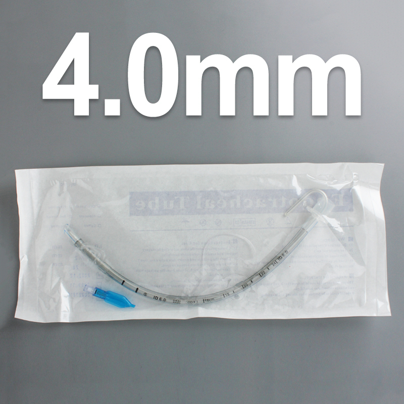 Tube endotrachéal renforcé avec stylet 2,5-10 mm Intubation trachéale stérile jetable pour humains et animaux vétérinaires