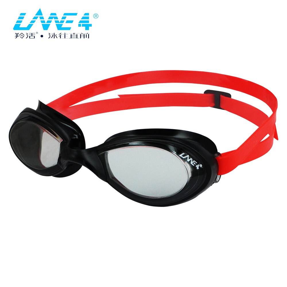 LANE4 Professionele Zwembril Anti-fog UV Bescherming Zwemmen Bril Waterdicht Zachte Seals voor Volwassenen #705 Eyewear