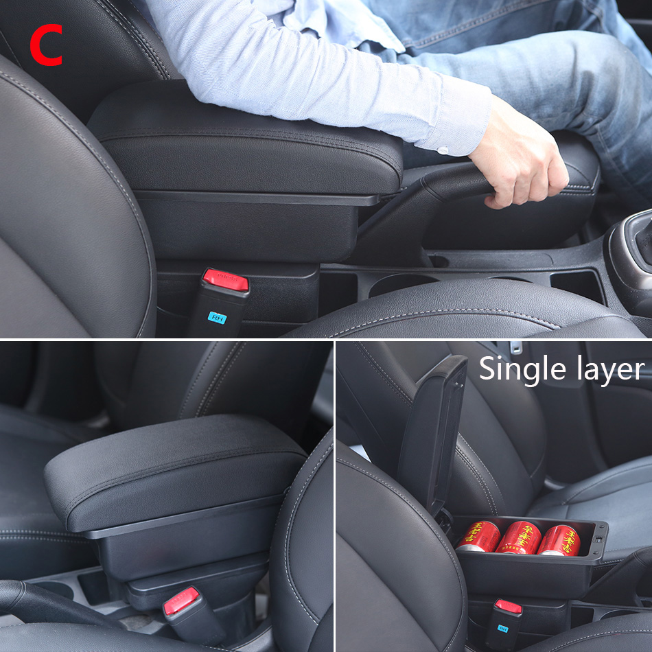 per Hyundai I10 Bracciolo per Hyundai I10 Scatola bracciolo per auto Dettagli parti interne Parti di Ammodernamento Scatola di immagazzinaggio Accessori auto