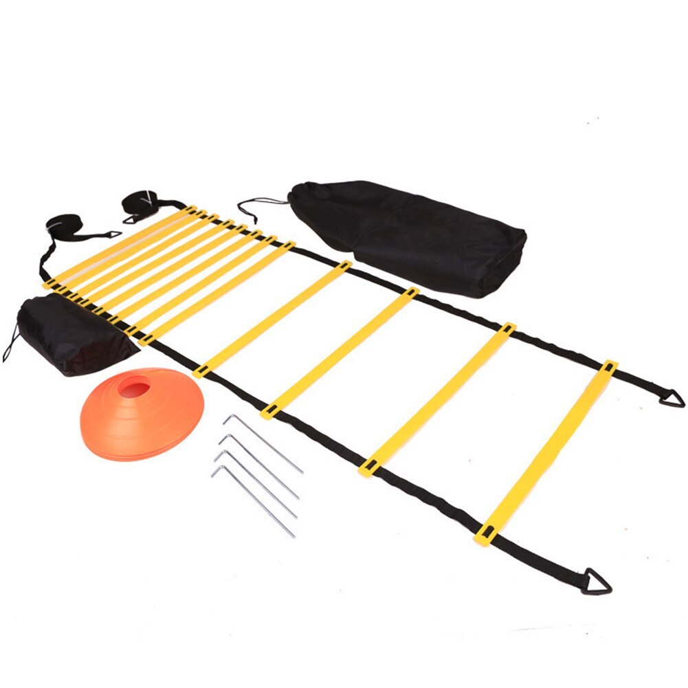 4 Stakes Sports Equipment Speed Practice For Soccer Nylon Straps Agility Ladder Training Set Outdoor Resistance Parachute