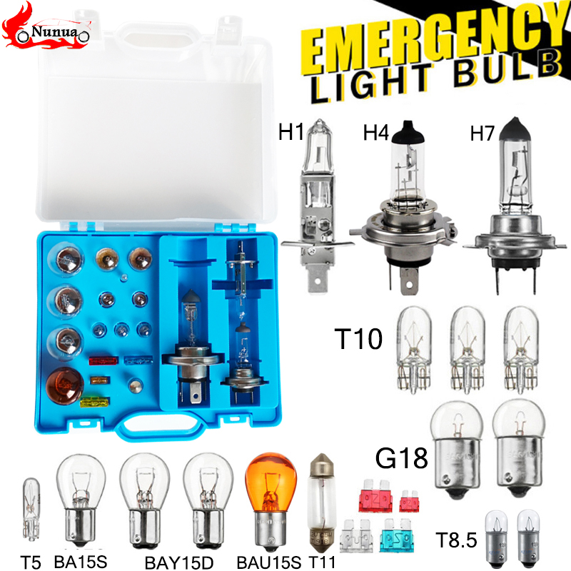 Auto Notfall Lampe T8,5 T10 G18 H1 H4 H7 Nebel Licht Drehen Lampe Scheinwerfer Birne BA15S BAU15S Bucht15D Auto Halogen Ersatz Licht SICHERUNG: RGB