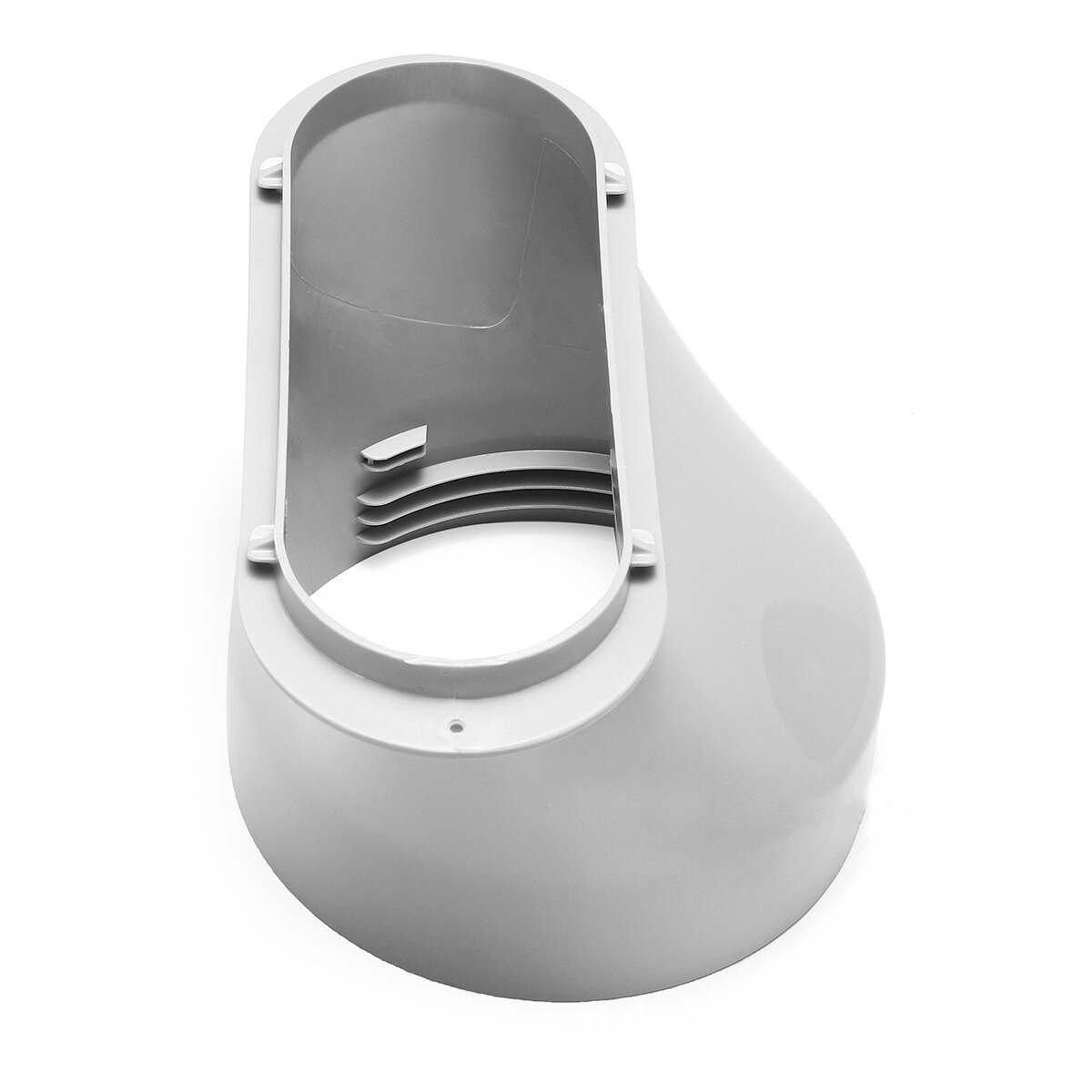 Conector de tubo adaptador para ventana de 6 pulgadas, para manguera de aire acondicionado portátil, aire acondicionado móvil, interfaz de boca plana de 15cm