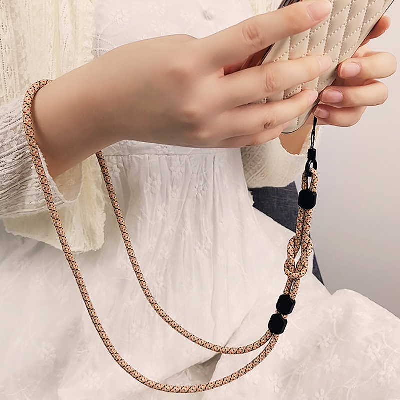 Lanyard Mobiele telefoon Pols Handriem Koord om het mobiele touw op te hangen voor mobiele smartphone Schouder Telefoonketting Sleutelriem voor iPhone