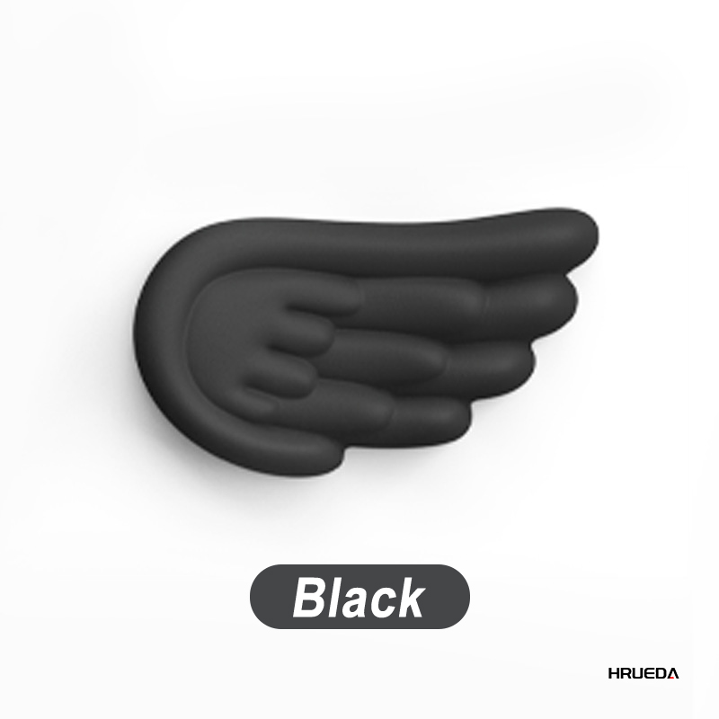 Mechanical Keyboard, Mouse, Wrist Rest, Computer Keyboard, Laptop, Angel Wing, Memory Foam, Mouse Pad Wrist Support: BROWN