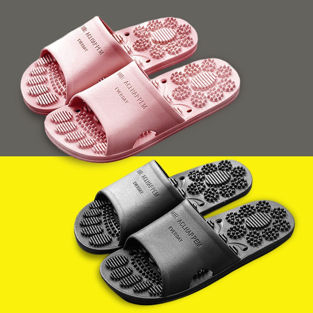 Unisex Punt Voet Massage Slippers Thuis Hotel Doucheruimte Antislip Sandalen Gezondheidszorg Voeten Massage