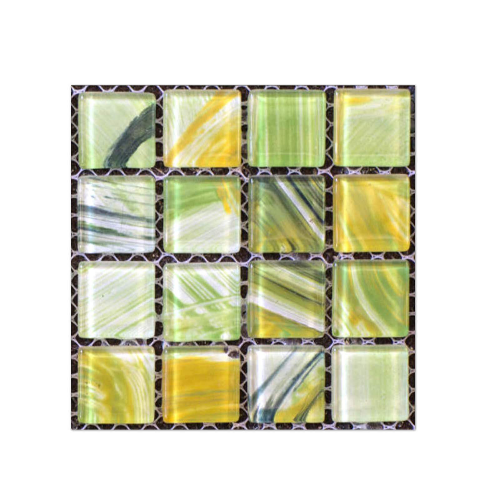 Adhesivos para baldosas 3D, adhesivos de pared para cocina y baño, decoración de respaldo, Adhesivo de pared de casa, 25 #20 Uds.: A