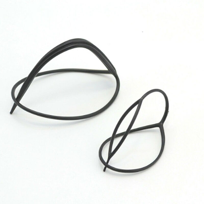 Extracteur de cheveux noir, 4 pièces, outils de coiffure, queue de cheval, créateur de cheveux bouclés de mariée, accessoires en boucle en plastique