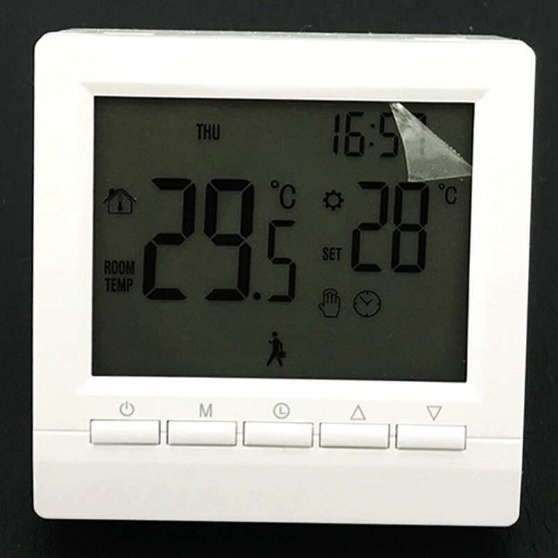 Termostato de calefacción de caldera de Gas azul regulador de temperatura para calderas programable semanal