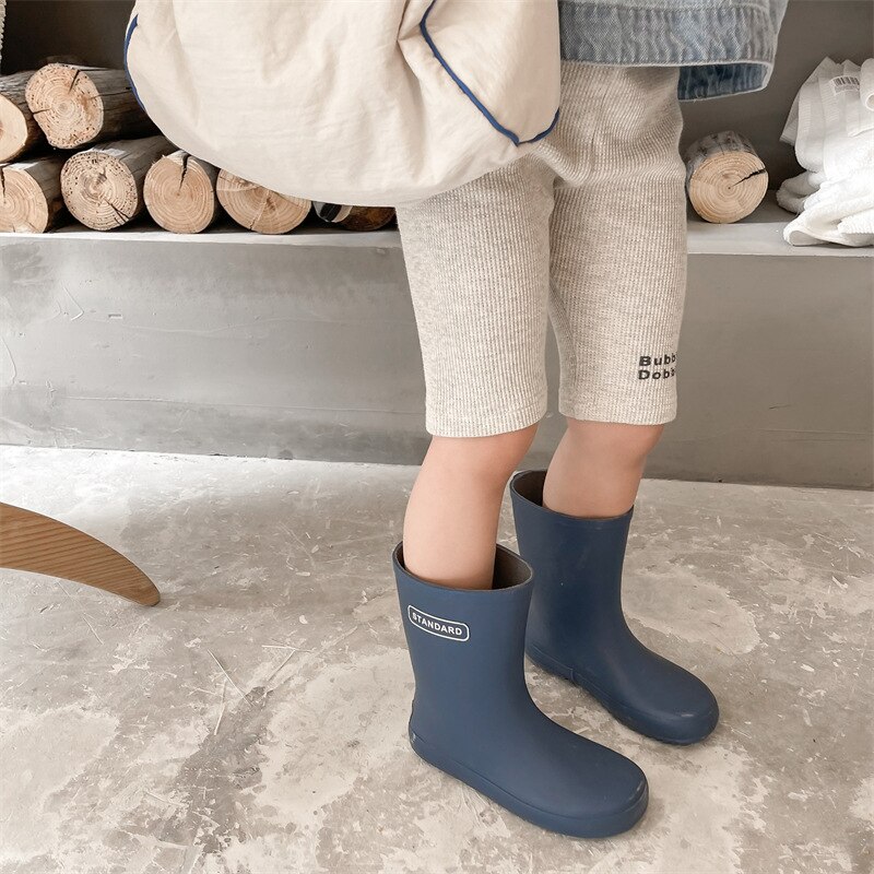 Pantaloncini elastici con stampa lettere per neonate estive 1-6 anni pantaloncini skinny morbidi per bambini