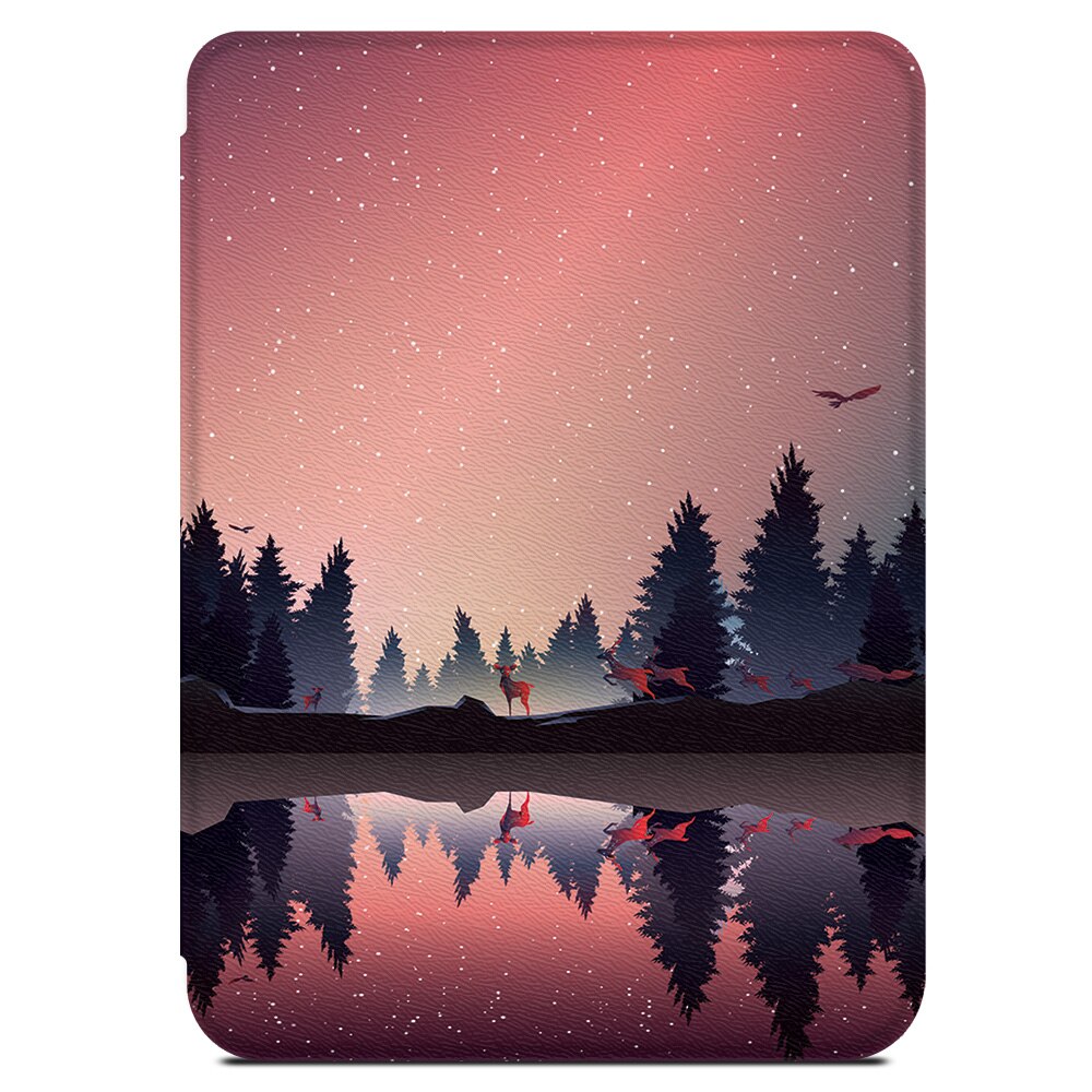 Bozhuorui Case Voor Alle Kobo Nia E-Reader Release-Lichtgewicht Fit Slim Smart Beschermhoes met Auto Sleep/Wake: Nightfall