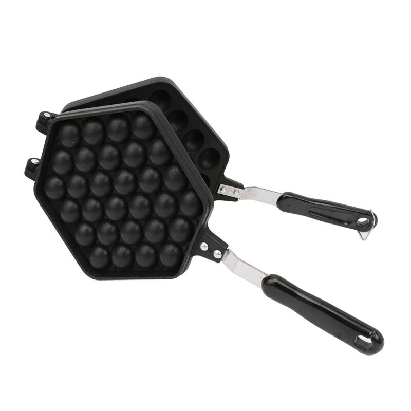 Qq Ei Bubble Bladerdeeg Cake Bakken Pan Wafel Maker Mold Plaat Non-stick Coating Diy
