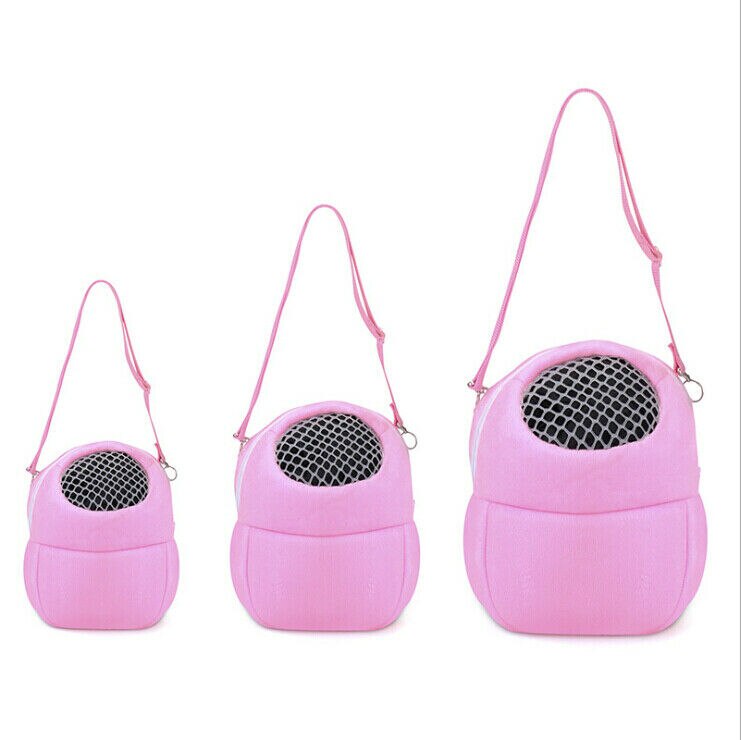 Mochila portátil de viaje para mascotas, bolsa de mano de malla transpirable con forma de ardilla, jaula de portador de red para hámster