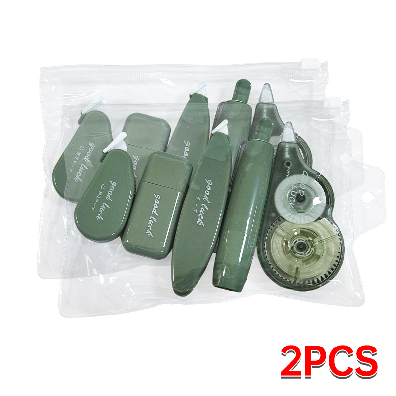 5Pcs Correction Tape Correction Belt White Out Cute Stationary Supplies Back to School Accessories for Girls Students: Light Grey