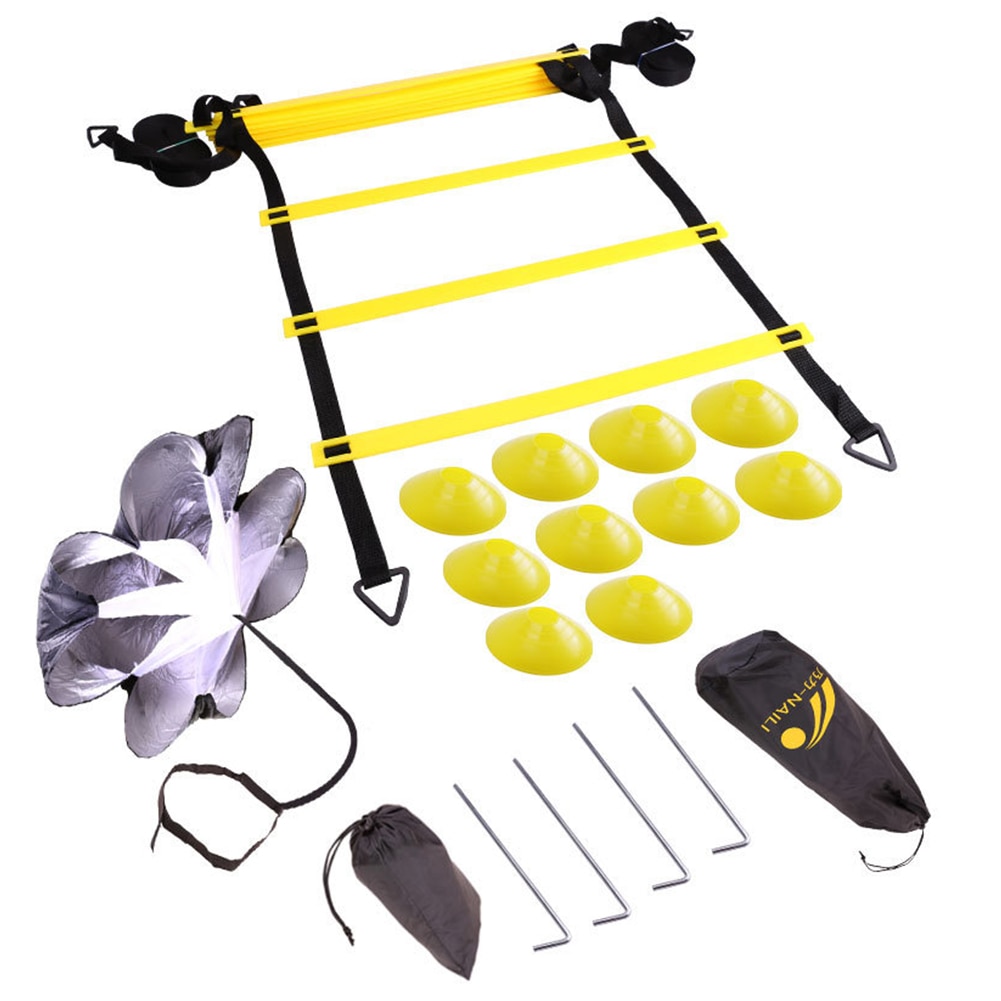 Football Fitness Equipment Soccer Agility Training Agile Speed Jumping Ladder for Easy Safety Exercise Accessories: Default Title