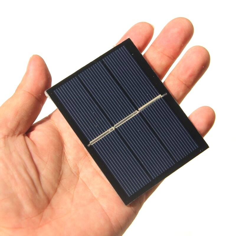 Panel słoneczny 1.5v polikrystaliczny panel słoneczny 80 x 60 x 0.65w solarnych i 3mm tylko.