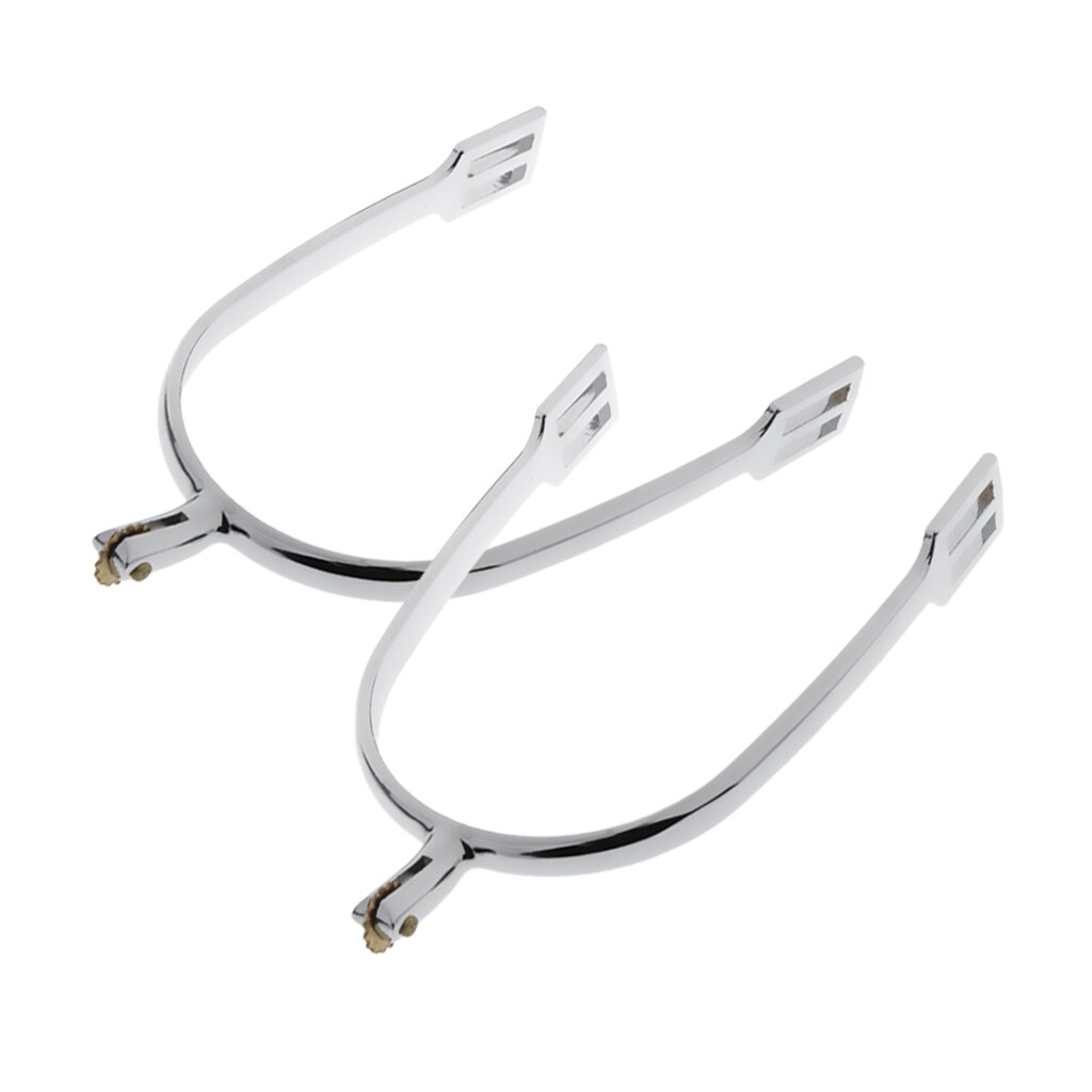 Accesorios ecuestres para caballo, 1 par de espuelas para montar a caballo para hombre