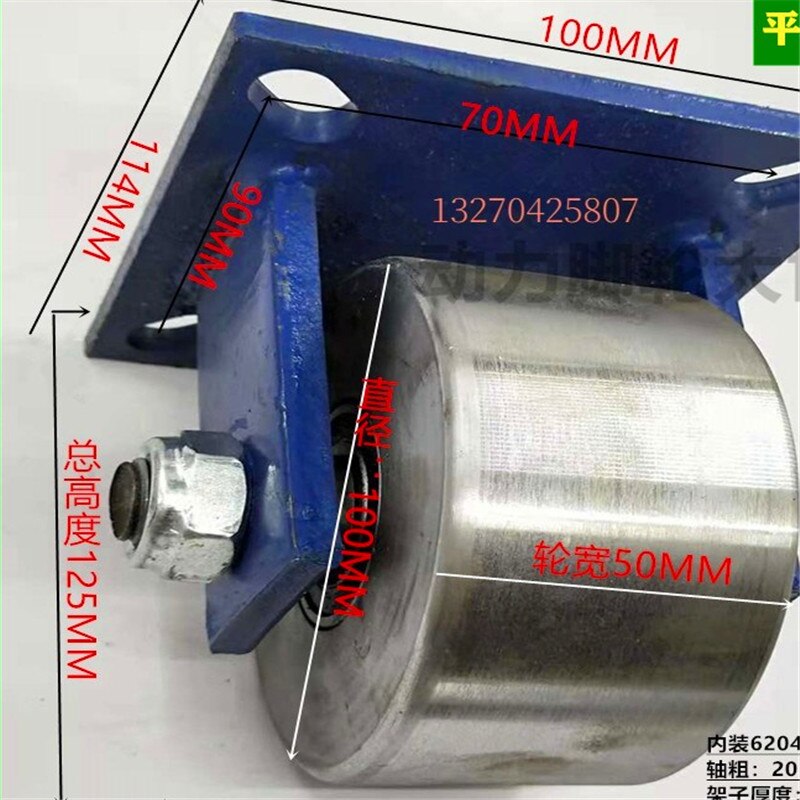 Rail V/T/H/Type Heavy Single-sided Pulley Cast Steel Thickened Angle Iron Square Light Rail Train Guideway Grooving Wheel