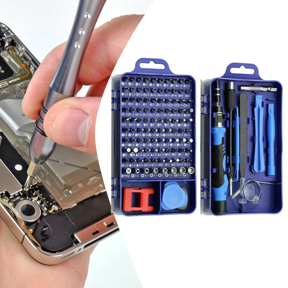 110/115 in 1 precisieschroevendraaier mini elektrische schroevendraaierset voor telefoon tablet voor ipad thuis gereedschapsset