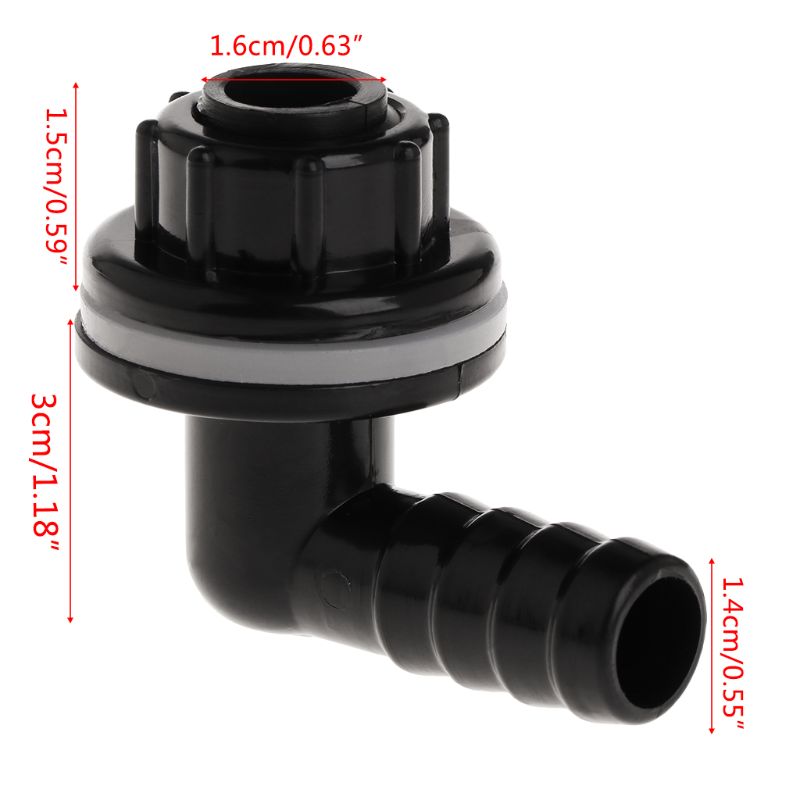 Plastic Tank Connector Waterproof Water Drainage Joints Aquarium Accessories Pipe Spare Parts For Fish Pets