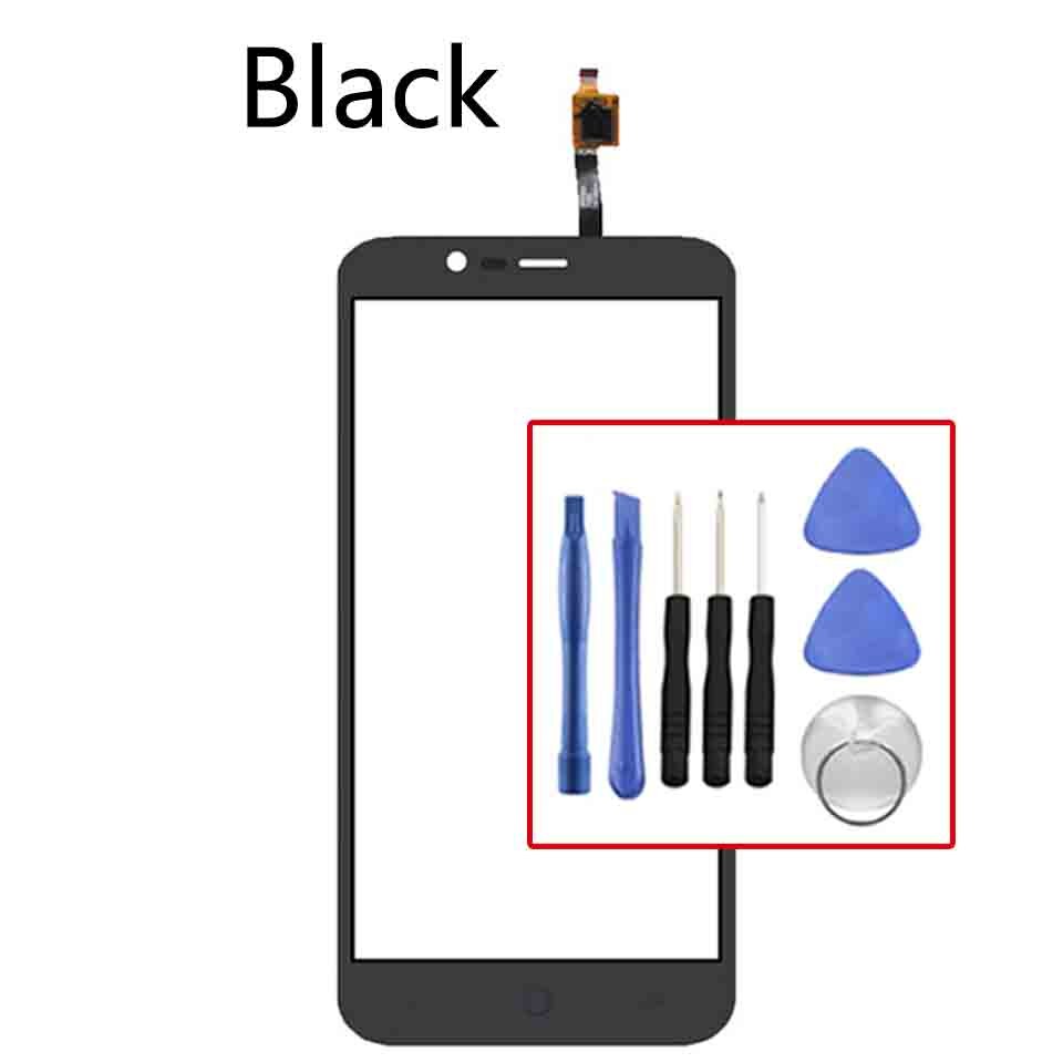 Para ZTE Blade A310 pantalla táctil Sensor Panel digitalizador de repuesto: Black-With tool