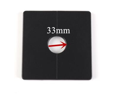 Kunststoff Zauberstab Draht See abdeckung 86 typ Kreuzung Kasten Auslauf kabel Schutz wasserhahn winkel ventil Rohr stecker Dekor abdeckung schnappen-auf Platte: Schwarz 33mm