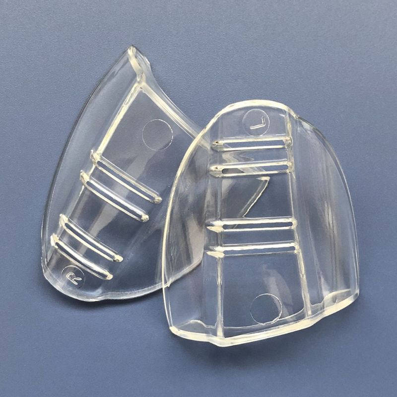 2 Pairs Safety Glasses Side Shields,Slip on Clear Side Shields,Fits Small to Medium Eyeglasses Frames