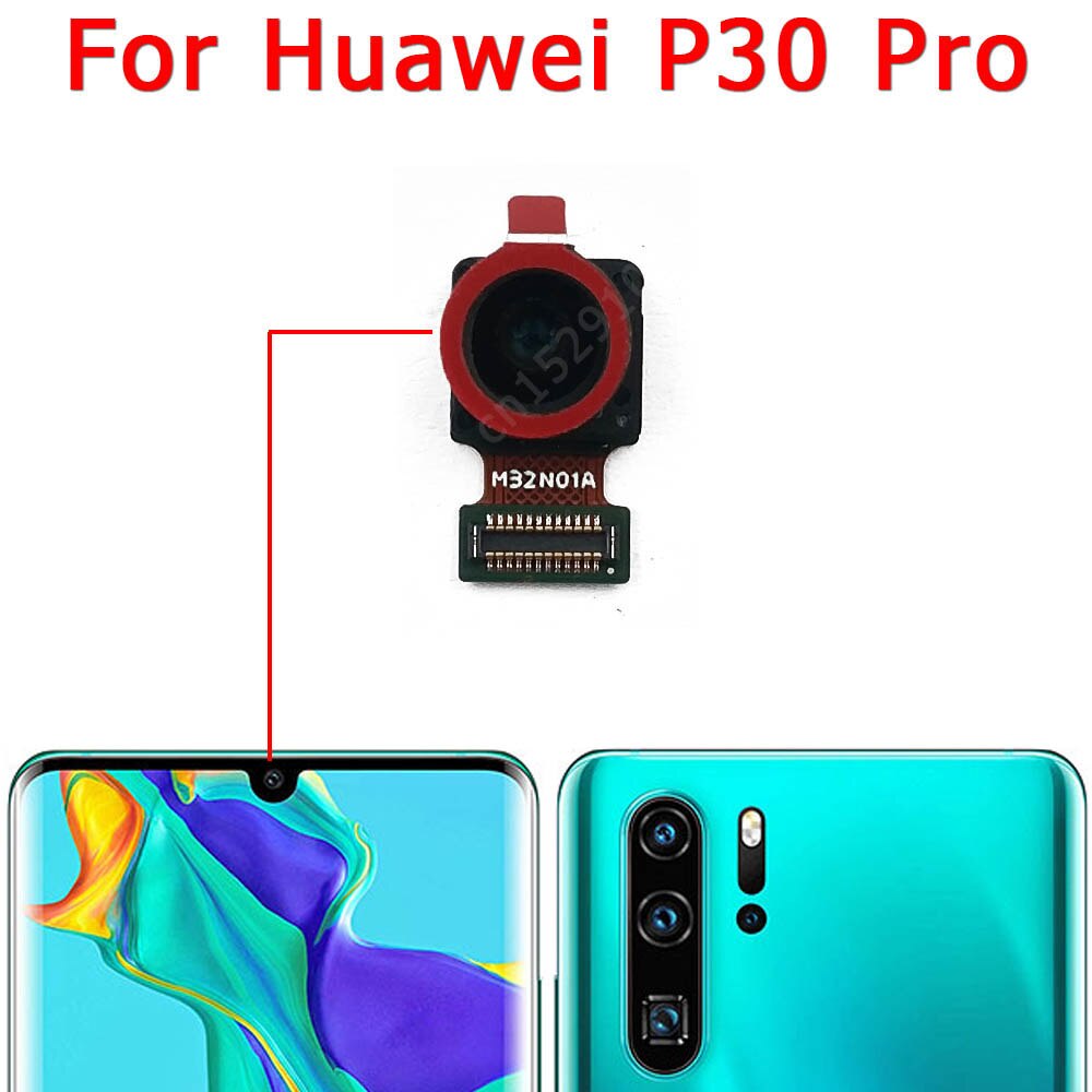 Caméra de rechange face avant et arrière d'origine pour Huawei, module flexible de pièce principale, pour modèles P30, Lite, P30Lite,: P30 Pro Front