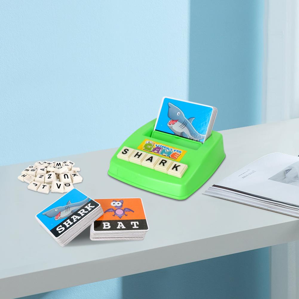 1 Set Useful Safe to Use Alphabet Spelling Game Interactive Hand-eye Coordination Word Party Educational Spelling Games