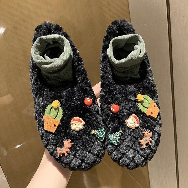 Sko kvinne komfortable og uformelle kvinnelige joggesko myke sko kvinner grunt munn kvinners mokasiner høst loafers pels: 1 / 38