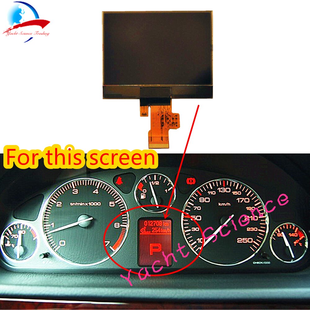 Vdo speedometer display Instrument Cluster lcd display for Peugeot 407 407SW/HDI/ Couple Dashboard display Repair