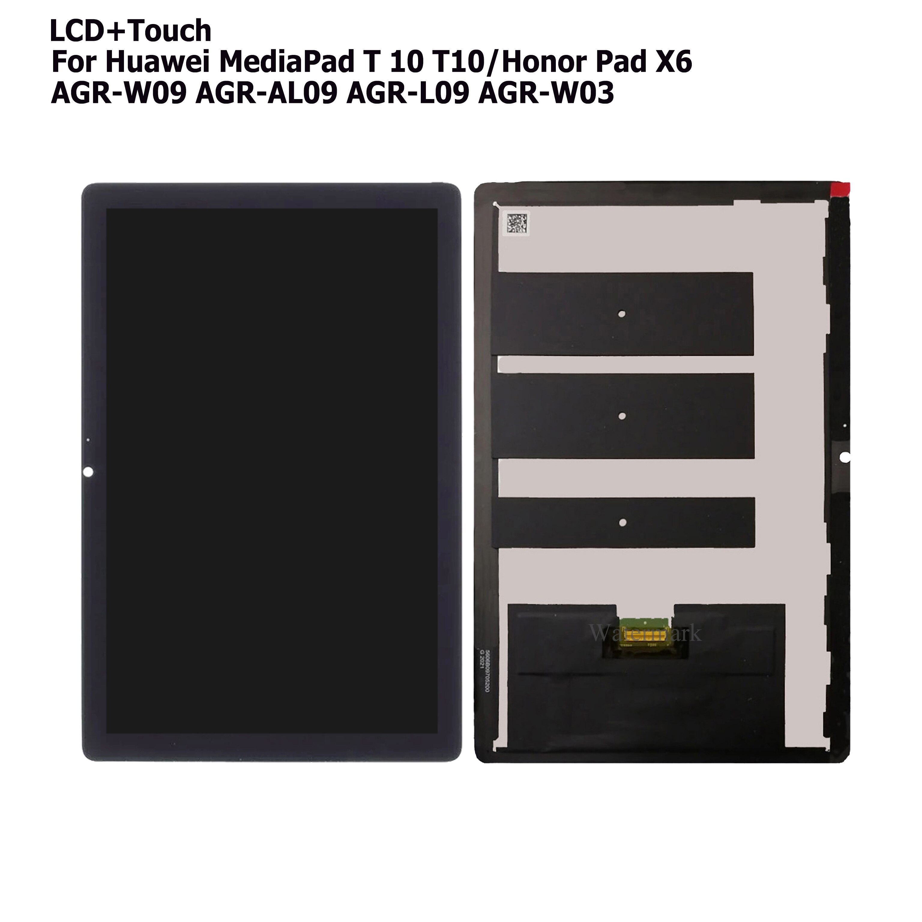 9.7 &quot;LCD dla Huawei MatePad T10 T 10 AGR-L09 AGR-W09 AGR-W03 wyświetlacz dotykowy Digitizer zgromadzenie wymienić na Honor Pad X6
