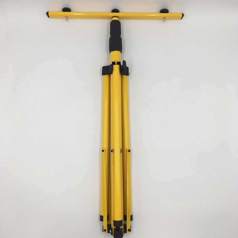 LED projector tripod bracket lifting, retractable folding outdoor lighting mobile working stand double-headed lamp bracket