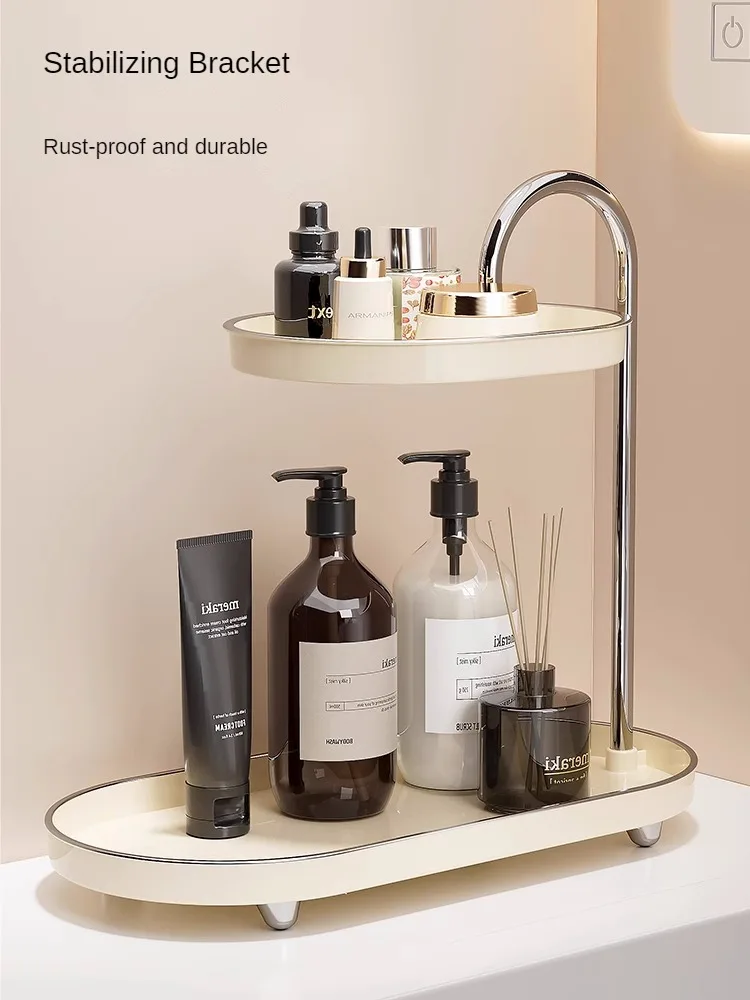 Bathroom Storage Shelf Organizer, Superior Countertop Supplies, Vanity, Toilet Multi-layer Shelving