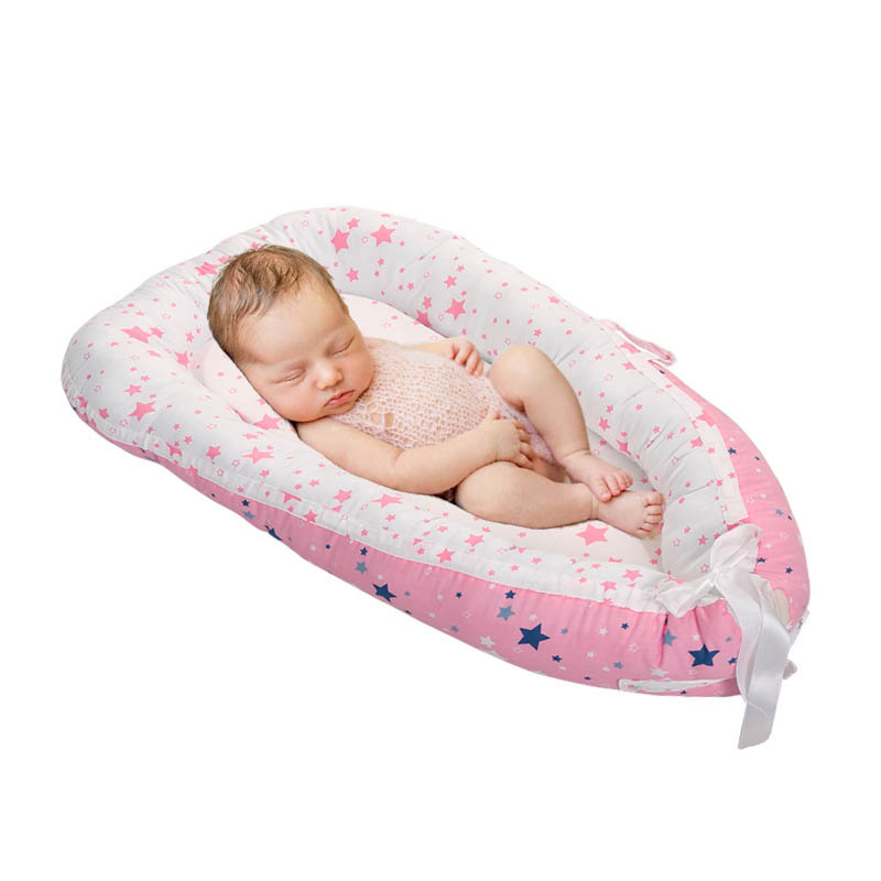 Baumwolle Tragbare Baby Schlaf Nest Stubenwagen bionisch Baby Kinderbett Bett Tragbaren Abnehmbaren Und Waschbar Krippe für Neugeborene 0-36 monate