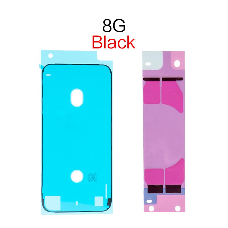 Geschikt Voor Iphone 6 6S 7 8 Plus X Xr Xs Max Lcd-scherm Frame Frame Kit + Batterij sticker Waterdichte Lijm 1 Set