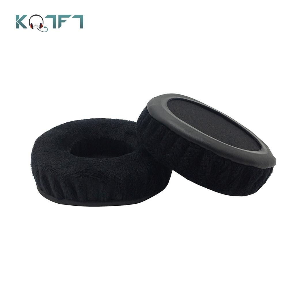 KQTFT 1 Pair of Velvet Replacement Ear Pads for MSI DS502 DS-502 DS 502 Headset EarPads Earmuff Cover Cushion Cups: Black
