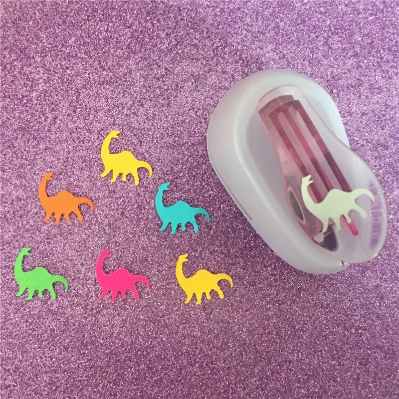 1 tommer dinosaur form punch håndværk dyr hulning til scrapbooking børn scrapbog papir cutter prægning skarpere gratis skib