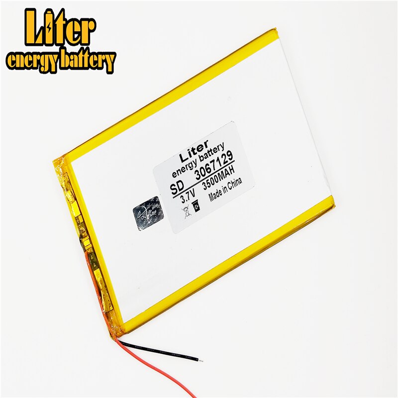 3,7 V lithium-batterie 3067129 3500mAh Liter energie batterie tablet PC 8 zoll flache T7 batterie