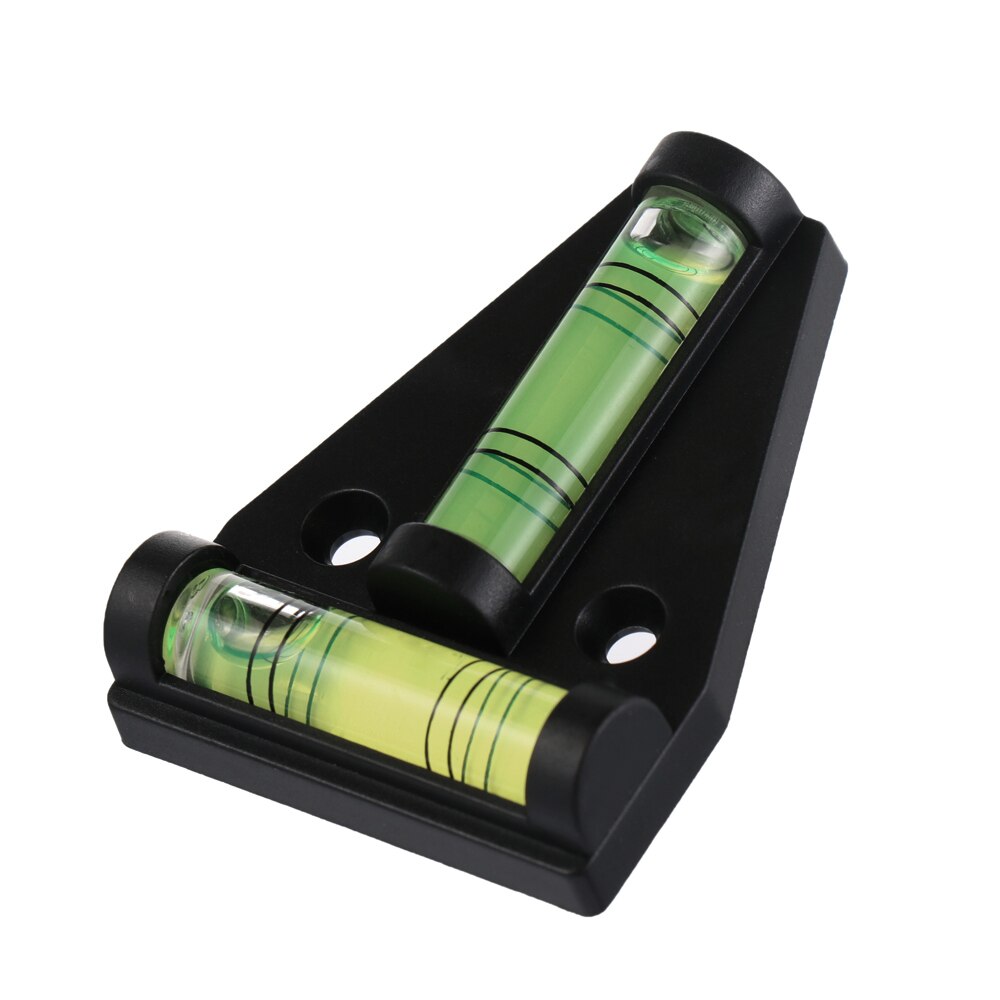 Mini 2- vägs t-typ vattenpass instrument nivå bubbla mät instrument horisont nivå mätverktyg mångsidigt: 1