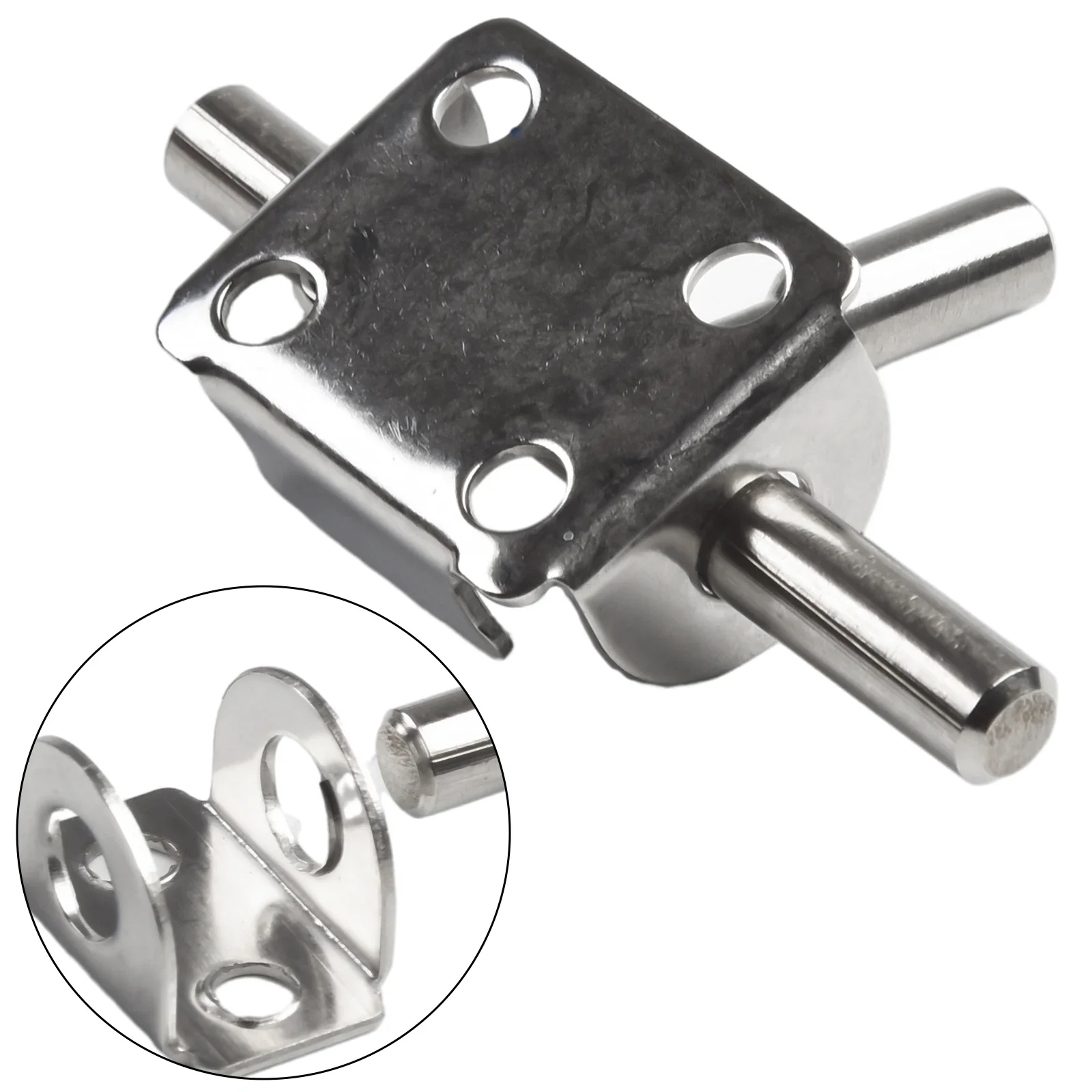 Loquet de porte en acier inoxydable avec boulons coulissants solides, loquet de loquet, loquet d'armoire, loquet de fenêtre, loquet de fenêtre