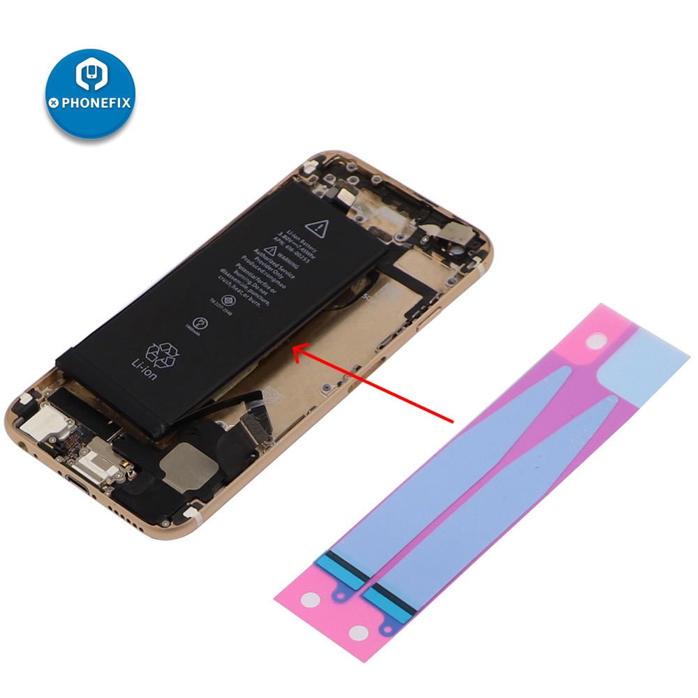 Telefon antistatisk batteri klæbemærkat strimler tape lim udskiftning kompatibel til iphone 5 5s 6 6s 7 8 x xr xs reparation