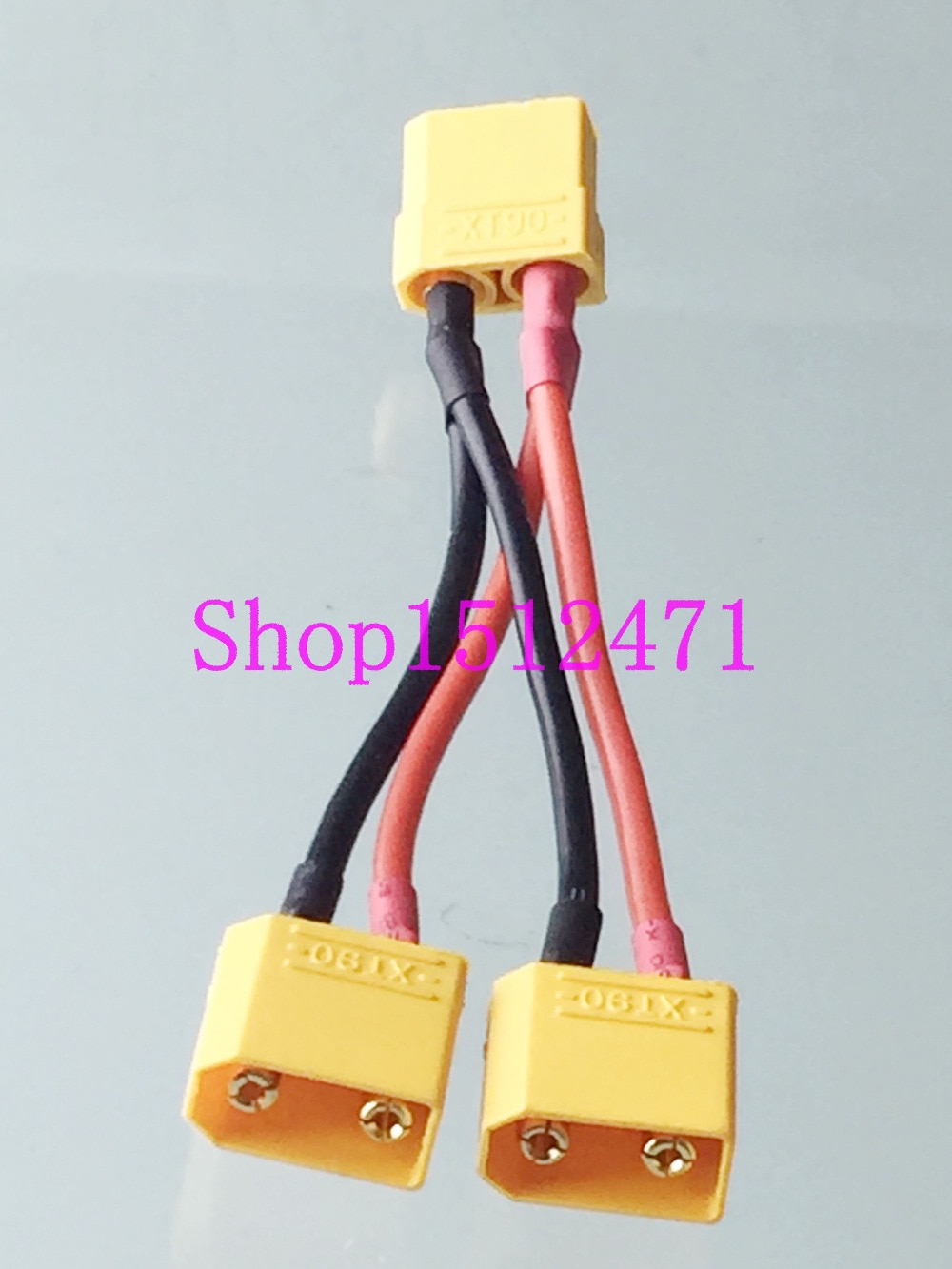 XT90 Parallel Batterij Y Splitter Kabel 1 female naar 2 mannelijke voor Lipo Batterij